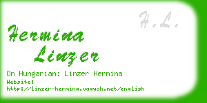 hermina linzer business card